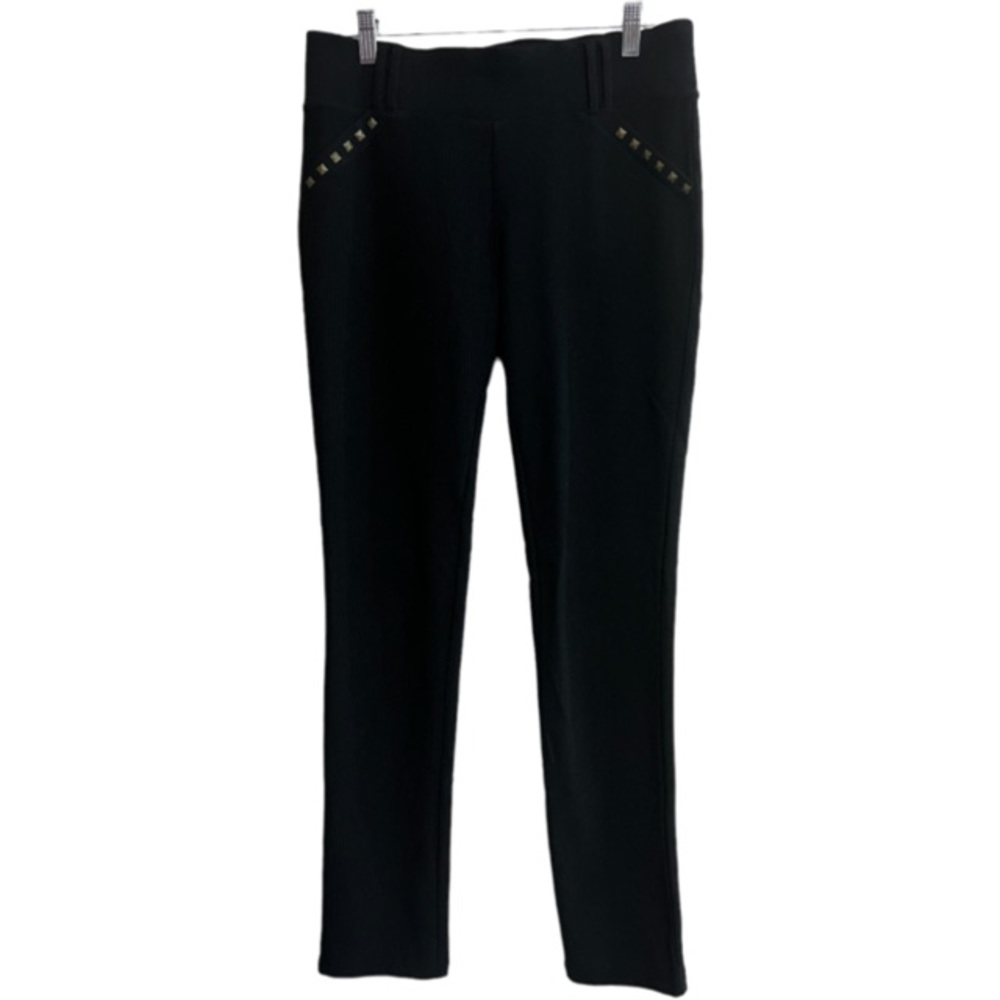 Lena Black Studded Dress Pants M